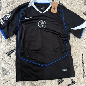 Black and blue Chelsea FC 2009/10 home shirt #football #retrofootball Men’s L